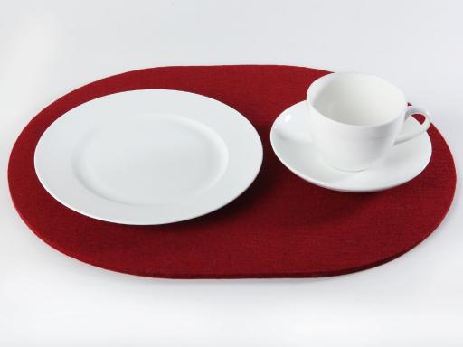 Filz Tischset oval 35x45cm