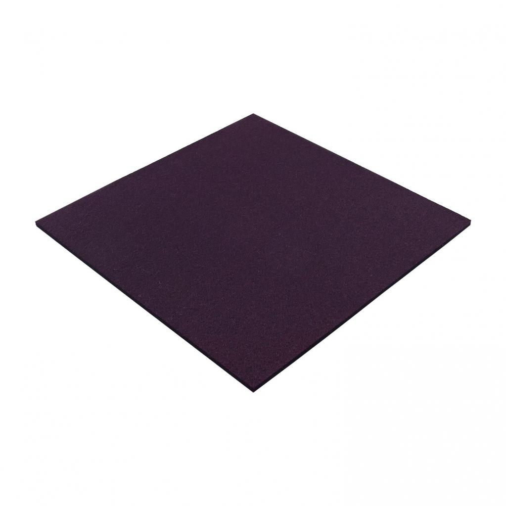 Sitzauflage aus Filz in der Farbe Aubergine - Größe 40 cm x 40 cm