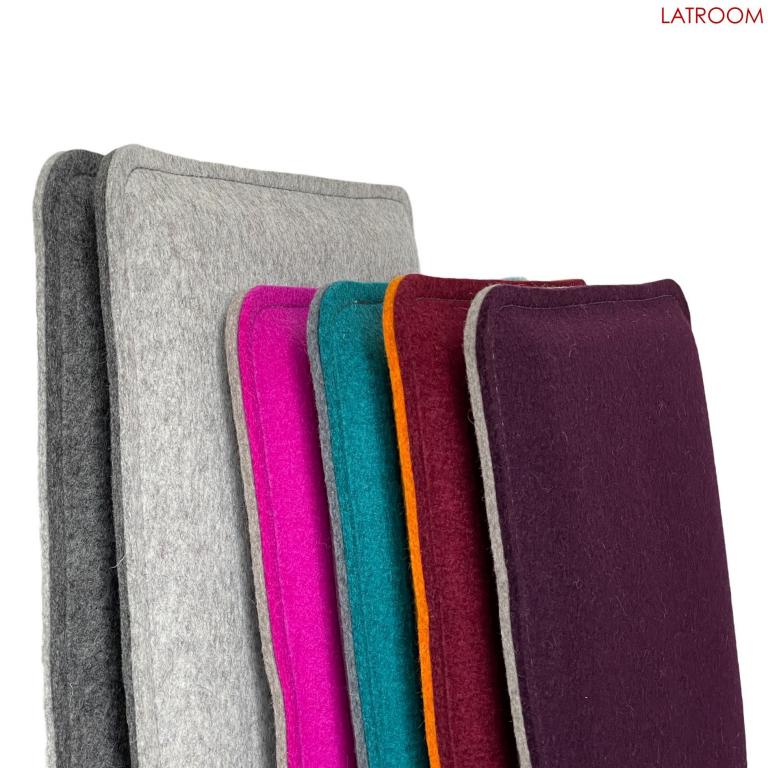 Filz Kissen Ecken abgerundet