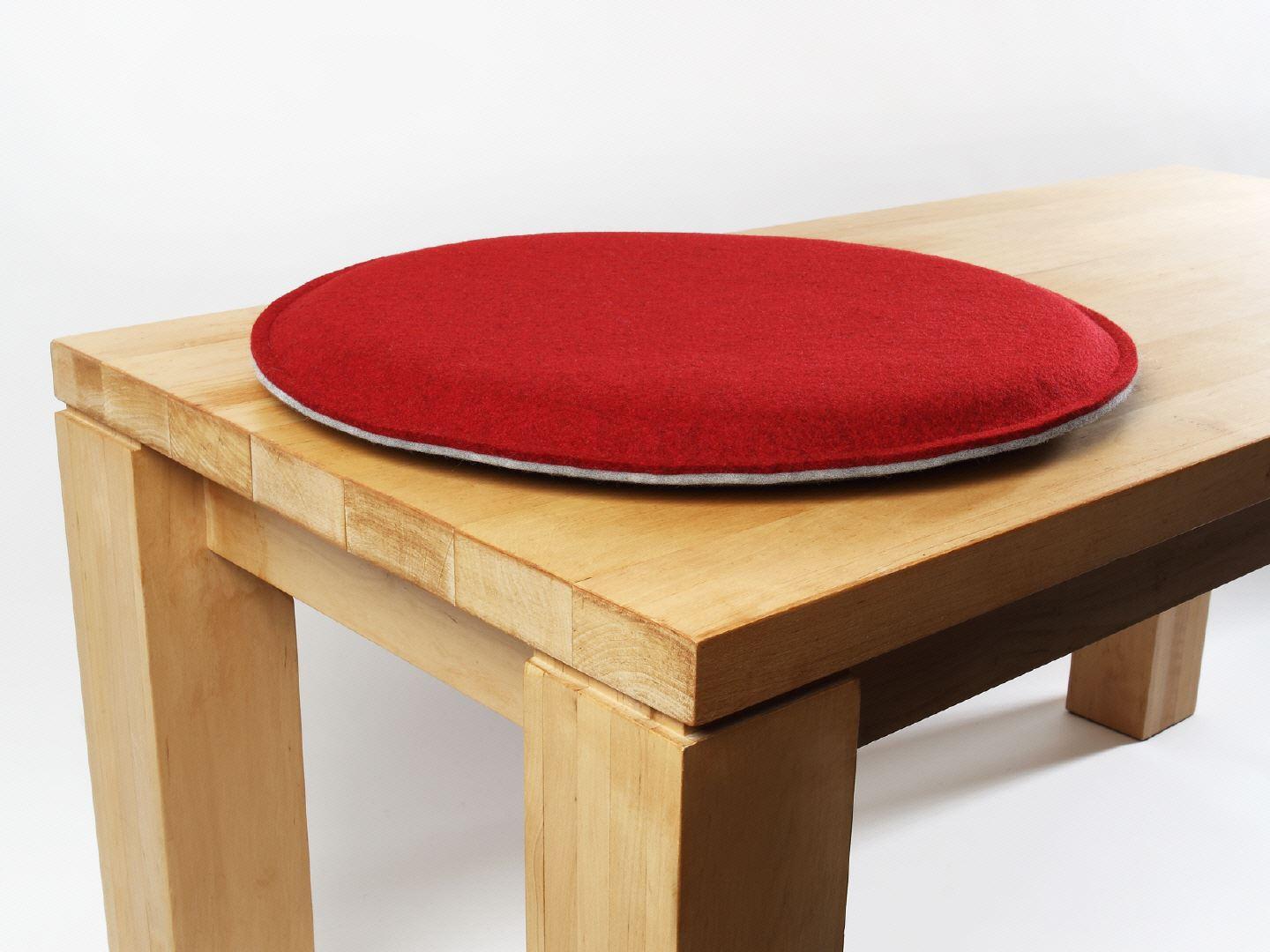 Filz Sitzkissen Kissen Form rund