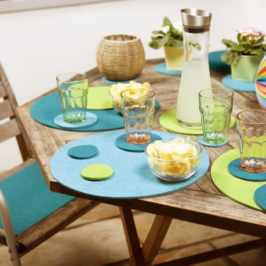 Filz Untersetzer - Tischdekoration