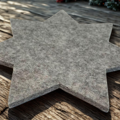 Filz Stern - Durchmesser 15 cm