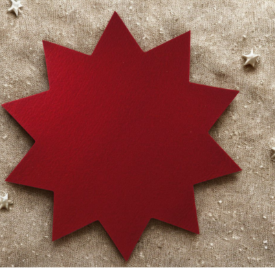 Filz Stern - Durchmesser 45 cm