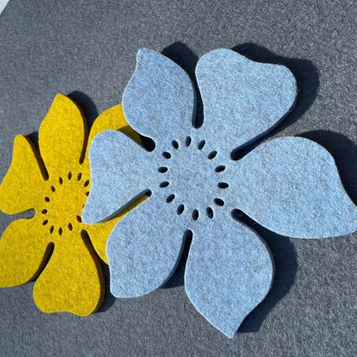 Filz Blume groß