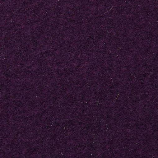 Aubergine meliert Filz Farbe
