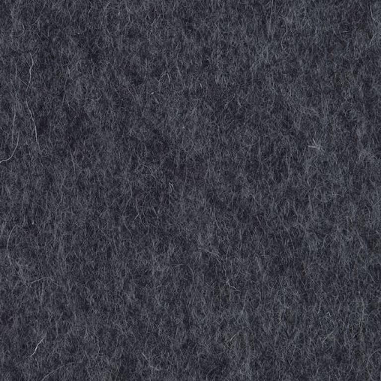Filz - Farbe: Dunkelgrau meliert