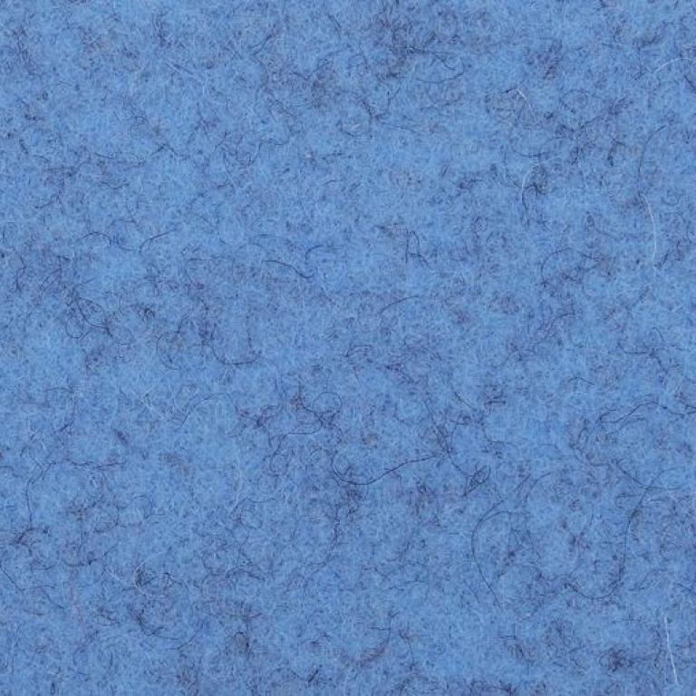 Filz - Farbe: Gletscherblau meliert