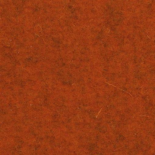 Filz - Farbe: Rost meliert